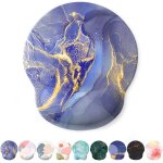 Jgd - tapis de souris support de repose - poignet, tapis souris ergonomique en gel, tapis de souris frais ...