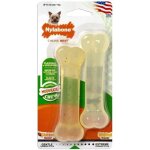 Jouet à mâcher - nylabone - set de 2 - aromes b uf / poulet - pour chiens peu agressifs - matériaux souples ... Jouet à mâcher - nylabone - set de 2 - aromes b uf / poulet - pour chiens peu agressifs - matériaux souples ...