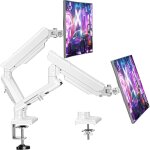 Juen - ev6012w support de moniteur pour 2 ecrans de 13 a 32 , supporte un moniteur de 2 a 9 kg avec ... Juen - ev6012w support de moniteur pour 2 ecrans de 13 a 32 , supporte un moniteur de 2 a 9 kg avec ...