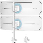 Juen - support ecran pc 2 ecran pour moniteurs - pour ecrans plats et incurvs de 24 a 57 pouces, 2 - ...