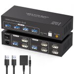 Juir - commutateurs kvm 4k120hz hdmi kvm switch 2 pc 2 monitor usb 3. 0 double moniteur pour dual ordinateurs ... Juir - commutateurs kvm 4k120hz hdmi kvm switch 2 pc 2 monitor usb 3. 0 double moniteur pour dual ordinateurs ...
