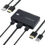 Juir - cy hdmi 4k & usb 2. 0 commutateur kvm sélecteur double pc partage moniteur hdtv port usb clavier ... Juir - cy hdmi 4k & usb 2. 0 commutateur kvm sélecteur double pc partage moniteur hdtv port usb clavier ...
