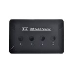 Juir - kvm commutateur sélecteur usb 2. 0 4 ports pc partage 4 appareils pour clavier, souris, scanner, ... Juir - kvm commutateur sélecteur usb 2. 0 4 ports pc partage 4 appareils pour clavier, souris, scanner, ...