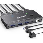 Juir - kvm switch 2 pc 1 moniteur 8k@60hz 4k @120hz, usb 3. 0 kvm switch hdmi 2. 1 hdcp 2. 3 pour 2 ordinateur ... Juir - kvm switch 2 pc 1 moniteur 8k@60hz 4k @120hz, usb 3. 0 kvm switch hdmi 2. 1 hdcp 2. 3 pour 2 ordinateur ...