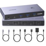 Juir - kvm switch hdmi usb c 4k 60hz 2 entrées 1 sortie avec 4 ports usb 3. 0 3a1c 5gbps commutateur ... Juir - kvm switch hdmi usb c 4k 60hz 2 entrées 1 sortie avec 4 ports usb 3. 0 3a1c 5gbps commutateur ...