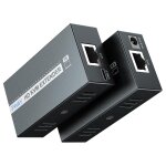 Juir - rallonge usb hdmi kvm 164 pieds / 50m l'adaptateur hdmi ethernet rj45 transmet la full hd 1080p ...
