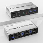 Juir - usb 3. 0 dual monitor hdmi kvm switch 2 monitors 2 computers 4k@60hz, edid kvm switcher pour 2 ... Juir - usb 3. 0 dual monitor hdmi kvm switch 2 monitors 2 computers 4k@60hz, edid kvm switcher pour 2 ...