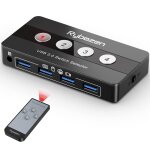 Juir - usb 3. 0 switch 4 ports pour 4 pc 4 entrées 4 sorties usb commutateur pour imprimante clavier ... Juir - usb 3. 0 switch 4 ports pour 4 pc 4 entrées 4 sorties usb commutateur pour imprimante clavier ...