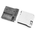 Jum - sourcingmap 5 pices a ressort poussoir / poussoir micro sd transflash carte mmoire prise fente ...