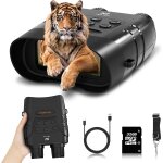 Jumelle vision nocturne 1080p lunette vision nocturne infrarouge numrique avec carte mmoire 32gb 2. ...