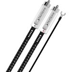 Jura - cble 2 x rca m / m + masse - 1m