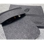 Juste en feutre e pour ordinateur portable rog de bali republic of gamers, tui de protection, bricolage, ...
