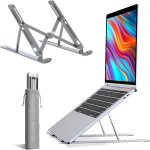 K - mart support réglable pour ordinateur portable de bureau - 6 angles, ventilé, compatible avec macbook ... K - mart support réglable pour ordinateur portable de bureau - 6 angles, ventilé, compatible avec macbook ...