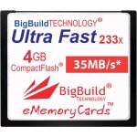 Kakul - carte mmoire ememorycards 4 go ultra fast 35 mo / s compactflash compatible avec canon 10d / ...