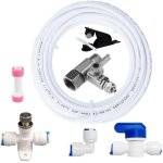 Kakyl - kit de raccordement d'eau universel pour systèmes d'osmose inverse, filtre a eau, réfrigérateurs, ... Kakyl - kit de raccordement d'eau universel pour systèmes d'osmose inverse, filtre a eau, réfrigérateurs, ...
