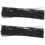 Kal - lot de 1 000 attaches de treillis pour cbles usb 15 mm x 0 18 mm sangles de fixation pour cbles ...