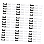 Kal - 120 pices attache rangement mural cble tv fixation cbles support cble gestion cable clips fils ...