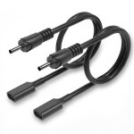 Kal - lot de 2 cbles adaptateurs usb c vers dc 5 v 3, 5 x 1, 35 mm - cble d'alimentation femelle vers ...