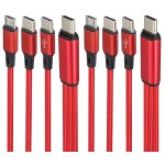 Kal - 2 - pack / 4pied 3 en 1 usb 2. 0 type c y splitter cble de charge usb c 2. 0 mle  1xmicro usb ...