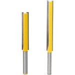 Kal - 2pcs 6. 35mm tige flush trim router bits extra long mèches carbide router bits a bois fraise a ... Kal - 2pcs 6. 35mm tige flush trim router bits extra long mèches carbide router bits a bois fraise a ...