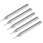 Kal - 3. 175mm 1 / 8 tige 0. 8mm x 3mm spirale routeur bits x 5pcs solide carbure cnc fin fraise pour ... Kal - 3. 175mm 1 / 8 tige 0. 8mm x 3mm spirale routeur bits x 5pcs solide carbure cnc fin fraise pour ...