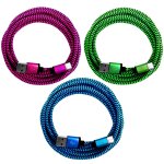 Kal - lot de 3 cbles de charge rapide usb - c en nylon de qualit suprieure pour tlphone portable, ...