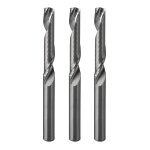 Kal - eu 3 pices en alliage d'aluminium fraise cnc routeur gravure bit 4 mm shk une fraise a queue hlicodal ...