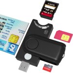 Kal - 4 en 1 lecteur de carte sim, lecteur de carte d'identité belge, lecteur de carte sd & micro sd, ... Kal - 4 en 1 lecteur de carte sim, lecteur de carte d'identité belge, lecteur de carte sd & micro sd, ...