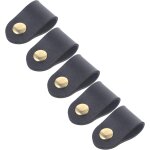 Kal - 5 pices boucle de rangement chargeur de portable sangles de gestion des cbles fil d'attache cble ...