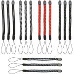 Kal - 5 pi�ces lanyard dragonne poignet, r�glable dragonne de cam�ra poignet, lanyard dragonne poignet, ...