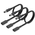 Kal - adaptateur type c usb - c vers dc 5, 5 x 2, 1 mm (3 pices) usb c vers dc 5 v 5, 5 x 2, 5 mm pd ...