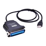 Kal - , adaptateur câble imprimante usb mâle vers port parallèle ieee 1284 36 broches 80 cm, pour connecter ... Kal - , adaptateur câble imprimante usb mâle vers port parallèle ieee 1284 36 broches 80 cm, pour connecter ...