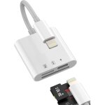 Kal - adaptateur lecteur de cartes sd lightning vers lecteur de cartes sd micro sd chargeur accessoires ...