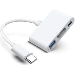 Kal - adaptateur multiport usb c av avec sortie hdmi 4k 60 hz, port usb 3. 0 et port usb - c fast charging ...