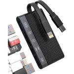 Kal - adaptateur usb c lightning vers usb(6 en 1)lecteur carte sd micro sd usb otg 3. 0 2. 0 pour iphone16 ...