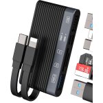Kal - adaptateur usb c lightning vers usb lecteur carte sd micro sd chargeur (6 en 1)pour iphone 16 15 ...