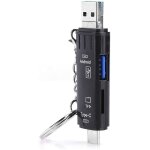 Kal - adaptateur usb type c otg - lecteur de carte mmoire portable - adaptateur usb 2. 0 / type c / ...
