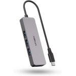 Kal - adaptateur usb c, usb type c vers 4 ports usb 3. 0 hub, coque en aluminium, taux de transfert de ...