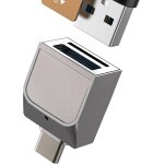 Kal - adaptateur usb c vers usb micro sd lecteur carte (2 en 1) pour iphone 16 15 pro card reader compatible ... Kal - adaptateur usb c vers usb micro sd lecteur carte (2 en 1) pour iphone 16 15 pro card reader compatible ...