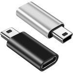 Kal - adaptateur usb c vers mini usb, type c femelle vers mini usb mle, pour lecteur mp3, appareils ...