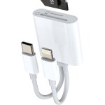 Kal - type c lightning vers lecteur de cartes sd / micro sd adaptateur usb - c pour apple pour iphone ...