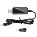 Kal - cble booster usb vers dc, cble de routeur de banque d'alimentation 5 v a 9 v 12 v rglable avec ...
