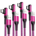 Kal - cble de charge usb c 0, 5 m + 1 m + 2 m + 3 m - cble de charge rapide 3, 1 a usb c - 4 angles ...