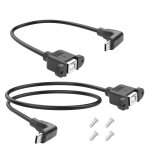 Kal - cble d'extension usb c vers usb b 2. 0 femelle pour panneau d'imprimante 2 pices 0, 3m + 0, 5m ...