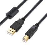 Kal - cble d'imprimante avec ferrite, cble usb 2. 0 type a vers type b, compatible avec hp, epson, ...