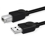 Kal - cble d'imprimante usb 2. 0, cordon d'imprimante scanner haute vitesse de 3 mtres, compatible ...