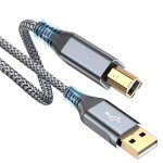 Kal - cble d'imprimante usb 3m - cble de scanner usb 2. 0 type b - cble usb a vers usb b - compatible ...