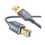 Kal - cble d'imprimante usb 6 m - cble scanner usb a vers usb b 2. 0 - pour imprimante hp, canon, dell, ...