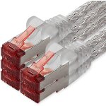 Kal - câble réseau cat. 6 0, 25m transparent - 5 x câble ethernet lankabel cat6 câble réseau lan sftp ... Kal - câble réseau cat. 6 0, 25m transparent - 5 x câble ethernet lankabel cat6 câble réseau lan sftp ...