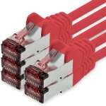 Kal - câble réseau cat. 6 0, 5m rouge - 5 x câble ethernet lankabel cat6 câble réseau lan sftp pimf patch ... Kal - câble réseau cat. 6 0, 5m rouge - 5 x câble ethernet lankabel cat6 câble réseau lan sftp pimf patch ...